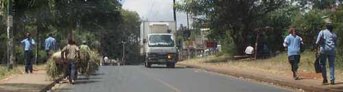 Typical Street in Nairobi