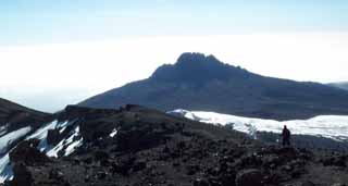 Mawenzi and clouds beyond